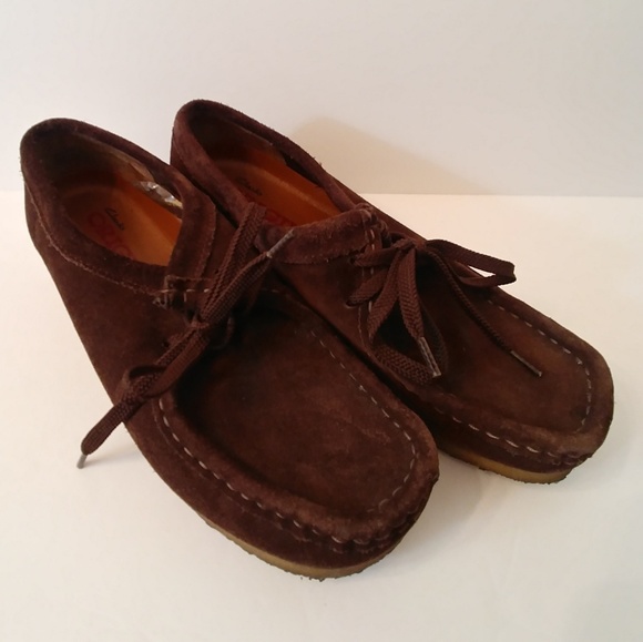 Sale 💲Clark's Wallabee's Dark Brown Leather 7.5M - Picture 1 of 7